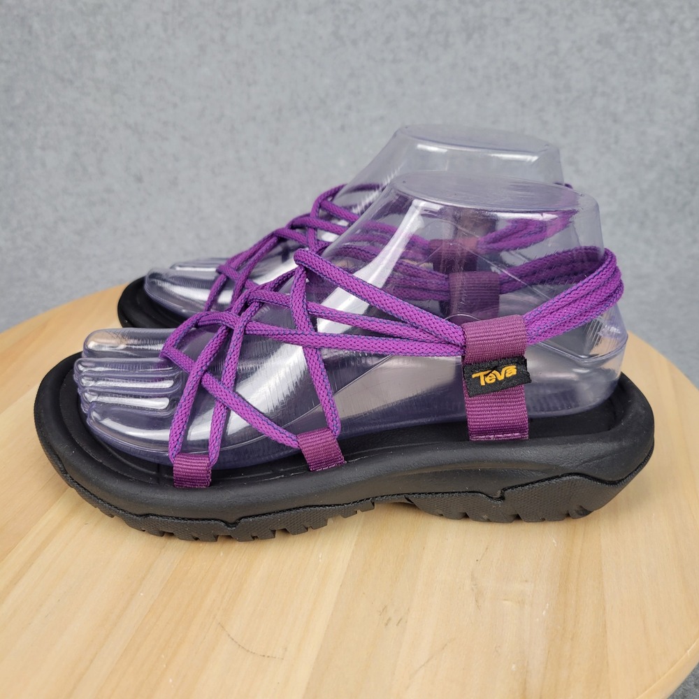 Teva Hurricane XLT Infinity Sandals Women 6 Purple Strappy Rope Gladiator - Picture 2 of 11